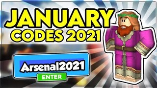 All "New Update Working Codes 2021 in Roblox Arsenal