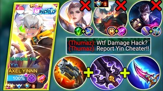 YIN DEMON HUNTER BUILD CAN COUNTER THAMUZ ? | YIN BEST BUILD AND EMBLEM | MOBILE LEGENDS