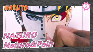 NATURO|[MAD Gambaran Tangan]Separuh Muka Naturo&Pain_2