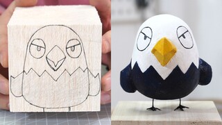 Make an "eagle sauce" out of wood and play Angry Birds.