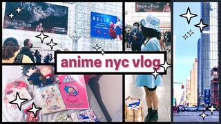 anime nyc 2021 vlog! - cosplay grwm, convention fun, anime haul