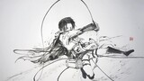 Ink painting is interesting | Attack on Titan · Levi