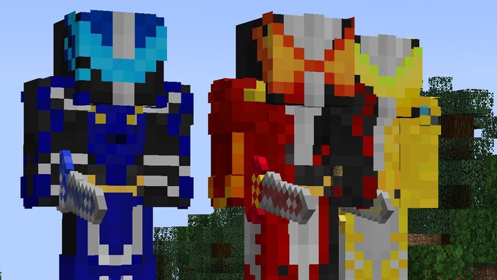 【Minecraft】Homemade 1.16.5 Kamen Rider mod with sound effects