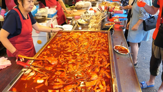 Gijang Market Tteokbokki Master! - ขนมยอดนิยมในตลาดเกาหลี