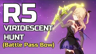 Viridescent Hunt Rank 5 Fischl DPS | Battle Pass Bow Showcase