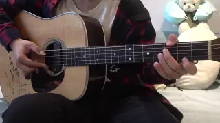 GUMI's "心做し" covered by a girl with guitar