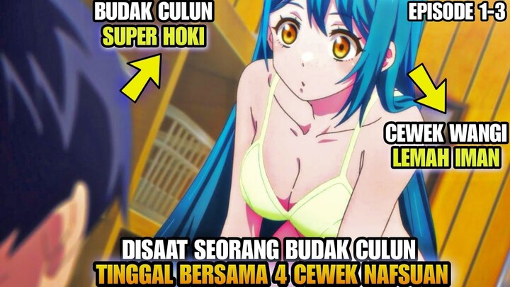 SELALU BIKIN TEGANG😋‼️ KETIKA BUDAK CULUN DI GILIR 4 WANITA KAWAI TAPI LEMAH IMAN‼️