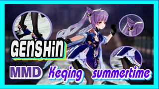 [Genshin, MMD] Keqing - summertime