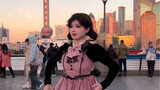 Robot doll appears on the Bund in Shanghai