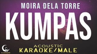 KUMPAS - Moira Dela Torre ( Acoustic Karaoke/Male Key )