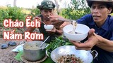 TRỒNG RAU & THẢ CÁ || TẬP 5 VỆ SINH KHU CHÒI CHẺ CỦI VÀ MÓN ẾCH NẤU CHÁO NẤM RƠM ẾCH KHO SẢ ỚT