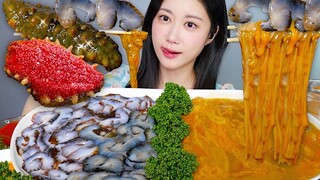 [ONHWA] Red sea cucumber, sea cucumber, sea cucumber intestine chewing sound!