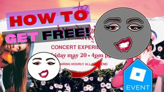 [ROBLOX EVENT 2022!] How to get the Red Lip Face in Tate McRae Concert Experience!