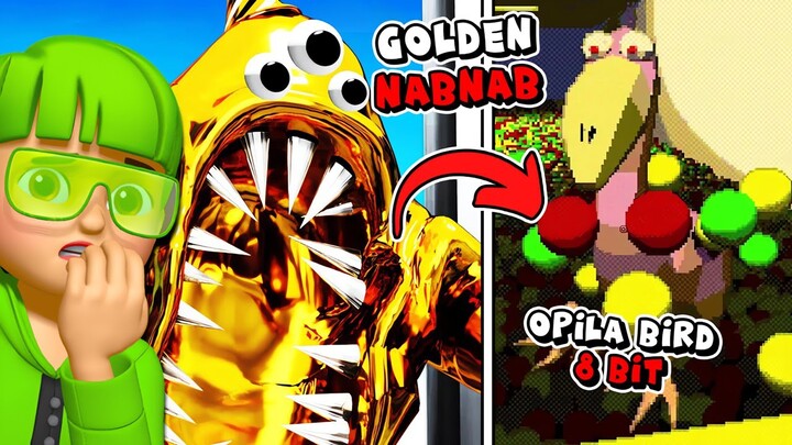 HULIK DIMAKAN GOLDEN NABNAB DI GARTEN OF BANBAN 3 ! BERTEMU OPILA BIRD 8 BIT !