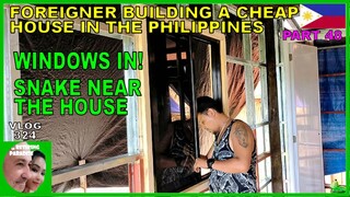 V324 - Pt 48 FOREIGNER BUILDING A CHEAP HOUSE IN THE PHILIPPINES - Retiring in South East Asia vlog