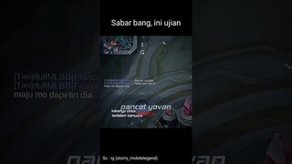 Sabar bang ini ujian