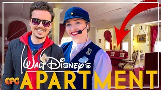 A Look at Walt Disney's Apartment! Walk in Walt's Disneyland Footsteps Tour!