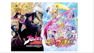 Dokidoki Precure x JoJo's Bizarre Adventure: Diamond is Unbreakable Part 4 Opening