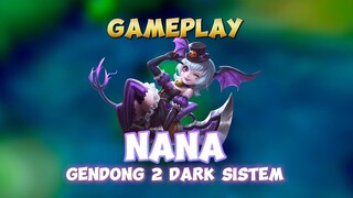 GAMEPLAY NANA GENDONG 2 DARK SISTEM 🥹🥶 #contentcreatormlbb #wiamungtzy #gameplay