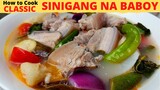 SINIGANG NA BABOY |  Traditional Pork Sinigang | Sinigang with Gabi | FILIPINO FOOD