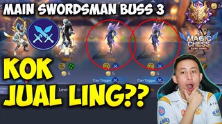 200++ IQ Play Buss 3 Swordsman SENGAJA JUAL Ling buat MENANG!! | Magic Chess