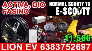 Activa, Dio, Fascino Scooter Conversion Kit Electric Scooter Conversion Kit Lion