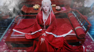 Debut luar biasa Chen Zihan pakai gaun merah darah|<Word of Honor>