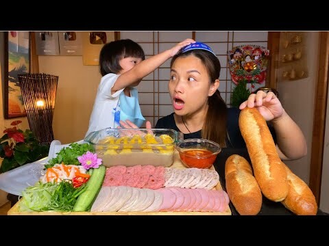 Ngất Ngây Pate Bơ Dầu Trứng Trét Bánh Mì Kẹp Nem Chả Hành Ớt Cay Cay Hít Hà Hà  #718