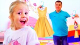 Nastya và một câu chuyện vui về trang điểm và đồ chơi cho bé gái