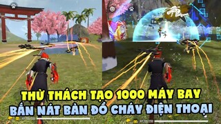 Free Fire | Thử Thách Tạo 1000 Máy Bay Tấn Công Địch Hủy Diệt Nát Luôn Cả Bản Đồ | Rikaki Gaming