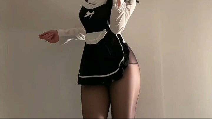 Maid black stockings