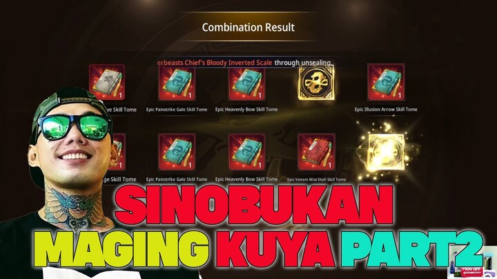 SINOBOKAN MAGING KUYA PT2 | GRABE ANG DAMING SKILL TOME WORTH 1M GOLD SKILL TOME | SUMMON | COMBINE