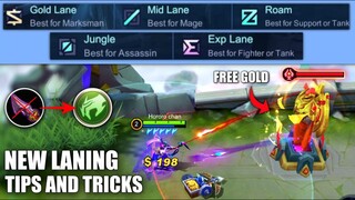 TIPS AND TRICKS FOR THE NEW LANING IN MOBILE LEGENDS BANG BANG!