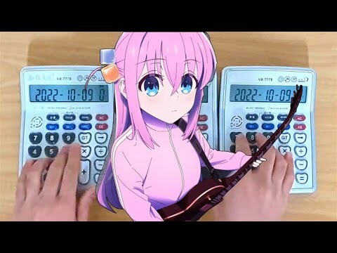 Bocchi The Rock - Guitar, Loneliness and Blue Planet (Calculator Cover)