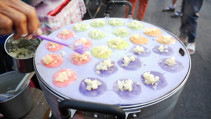 Mung Bean Rice Crepe | Thai Street Food