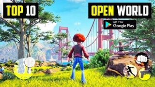 Top 10 New OPEN WORLD Games For Android 2023 l High Graphics (Online/Offline) android games