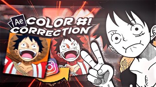 Color Correction #1 - After Effects Tutorial AMV