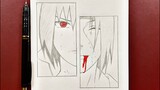 Anime drawing | how to draw sasuke vs itachi easy steps