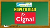 HOW TO LOAD CIGNAL IN TPC| SIMPLIFIED BY COACH DEBBEE