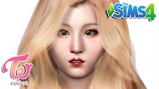 🍎 TWICE Sana 🌈 ¦ The Sims 4 CAS (+full cc list)