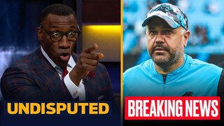 UNDISPUTED| Shannon reacts to Carolina Panther fire head coach Matt Rhule after more than 2 seasons