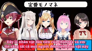 [Hololive Vietsub] Chết cười với màn cosplay Orochimaru của Subaru, Choco, Botan và Luna