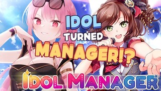 【IDOL MANAGER】Grim Reaper Turned Idol Turned Manager. #HololiveEnglish