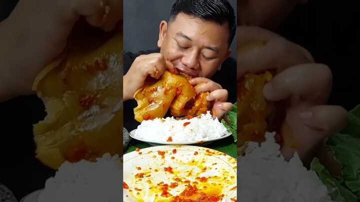 MUKBANG KULIT KEPALA SAPI SAMBEL MERCON