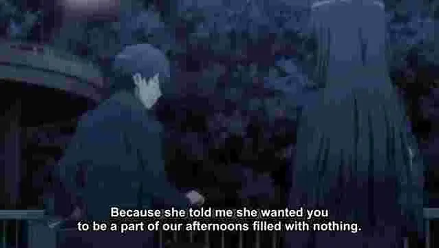 Hachiman x Yukino confession scene