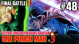 FINAL BATTLE 🔥 PSYKOS DIKEROYOK HABIS HABISAN - ONE PUNCH MAN SEASON 3 PART 24