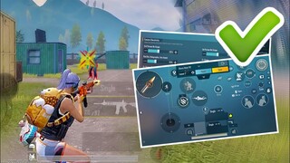 My Perfect Sensitivity and Five Finger Claw Control Code in New Update ✅ | PUBG MOBILE / BGMI