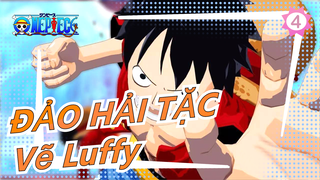 [ĐẢO HẢI TẶC] Vẽ Luffy với bút lông và màu nước_4