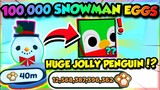 🎁OPENING OVER *100,000* ☃️SNOWMAN EGGS IN PET SIMULATOR X!! (Roblox)