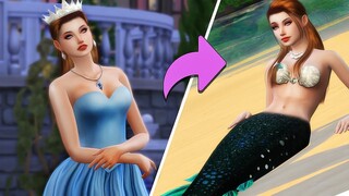 PRINCESS TO MERMAID 🧜‍♀️ - SIMS 4 STORY